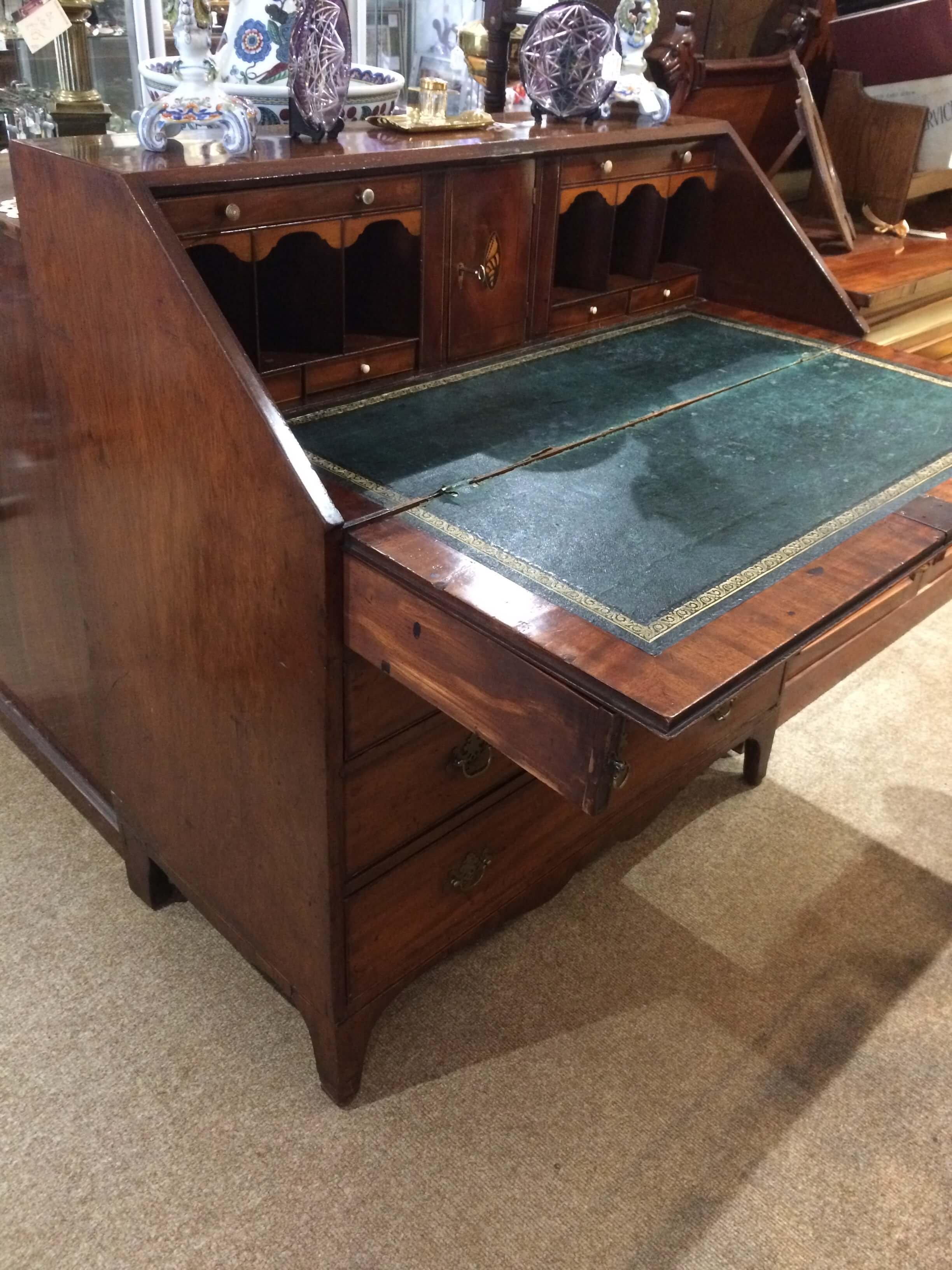 Georgian Mahogany Bureau